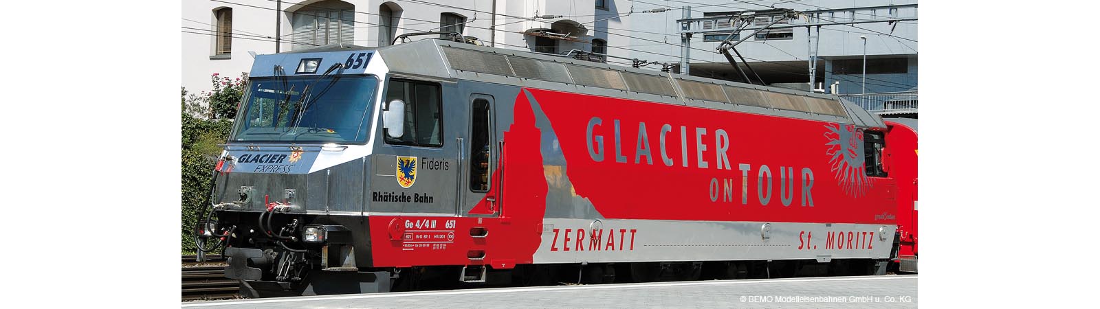 #1259 161 RhB Ge4/4 Werbelok ‘Glacier on Tour’ ¥54,000