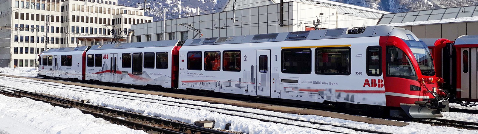 #7244 120 RhB ABe 4/12 3510 'ABB 2019' 'Allegra' (3輌セット) ¥91,000 (2019年10月入荷予定)
