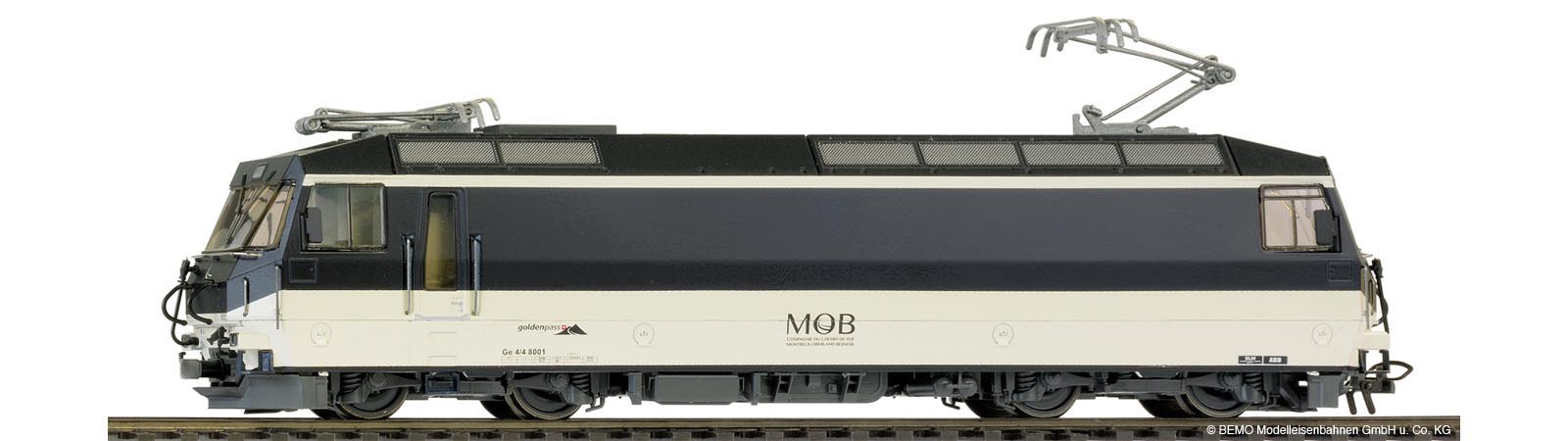 ＃1259 351 MOB Ge 4/4 8001 electric loco darkblue/beige (HOm)