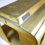 ダクト、妻端面部分。 ダクト、妻端面部分。