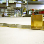 室内床板。※実車通り、前後両端は床が高くなっています。 室内床板。※実車通り、前後両端は床が高くなっています。