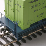 車端部。手ブレーキ等細部に至るまで再現。 車端部。手ブレーキ等細部に至るまで再現。