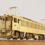 さらに下から見上げたEF62。 さらに下から見上げたEF62。