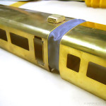 連結した状態。 連結した状態。