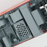 燃料タンク付近。 燃料タンク付近。