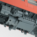 エンジン下部。実物通り推進軸がDT22Dへ延びる。 エンジン下部。実物通り推進軸がDT22Dへ延びる。