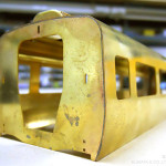 中間車車体、妻面。 中間車車体、妻面。