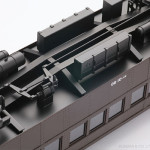 オハ31床下。魚腹台枠を再現。 オハ31床下。魚腹台枠を再現。