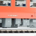 床下機器群。左から、接触器箱、機関予熱器、蓄電池箱。 床下機器群。左から、接触器箱、機関予熱器、蓄電池箱。