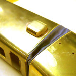 外幌折り曲げテスト。上から見た様子。 外幌折り曲げテスト。上から見た様子。