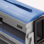 10号車側の車端部。 10号車側の車端部。